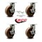 Service Caster 8 Inch Heavy Duty High Temp Phenolic Caster Brakes 2 Swivel Locks SCC, 4PK SCC-KP92S830-PHRHT-SLB-BSL-2-SLB-2 - alternate 3